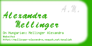 alexandra mellinger business card